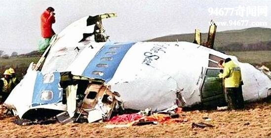 洛克比空难事件，来自利比亚的恐怖袭击(270人遇难)