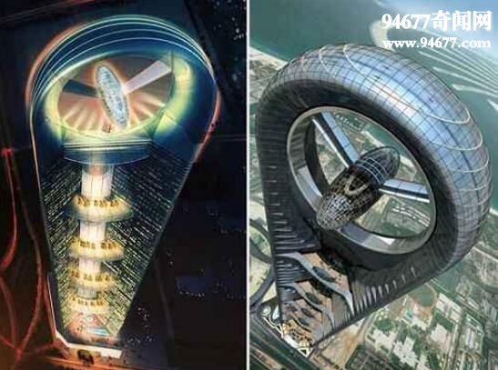 迪拜风中烛火大厦，能够随风舞动的疯狂建筑
