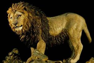 世界最大的狮子，巴巴里狮(全长3.25米/重达600斤)