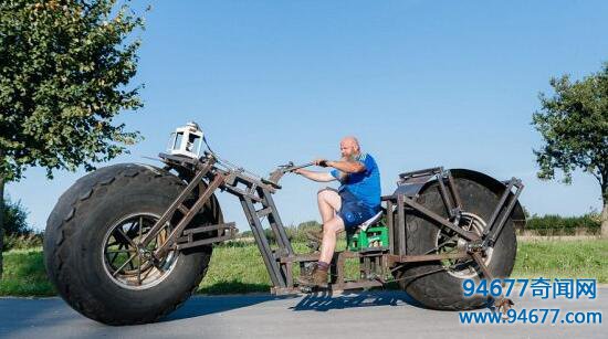 世界上最重的自行车——“老汉推车”（一吨重）