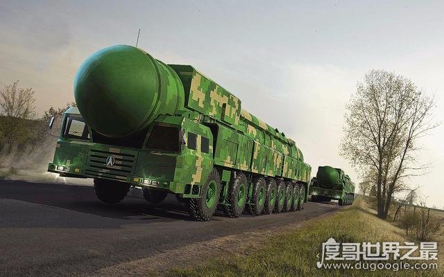 2019年世界十大导弹排名，中国东风41导弹上榜(俄罗斯最多)