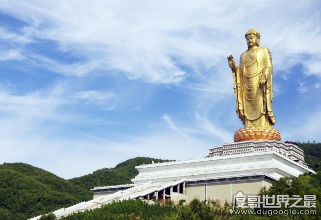 中国最高最大的佛像，河南鲁山大佛(总高208米相当于70层楼)