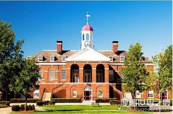 美国历史上第一所高等学府，是哈佛大学(建立于1636年)