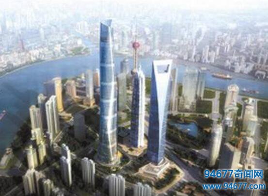 上海第一高楼——中心大厦（132层/632中国之最）
