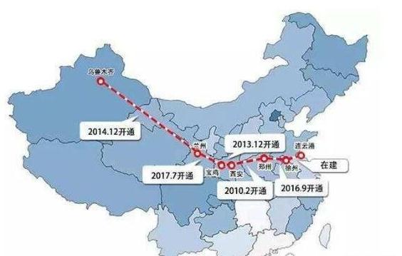 中国最长的三条高铁线排行榜，徐新高铁全长3176千米排第一