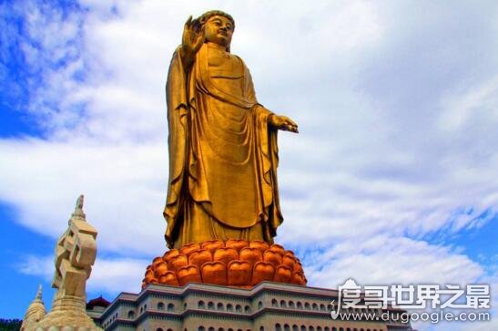 日本最高的佛像，牛久大佛通高120米(是世界第二高佛像)