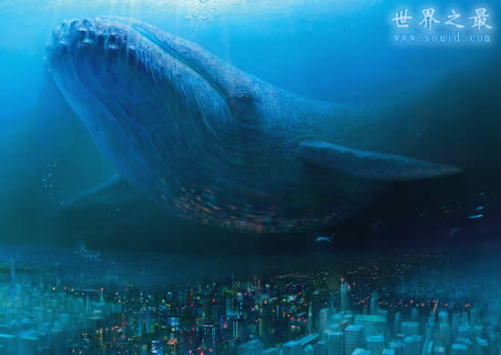 世界上最大的动物长80米，盘点20个巨型恐怖动物(www.gifqq.com)