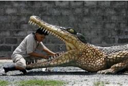 世界上最大最凶残的鳄鱼湾鳄，吞食日军1000人