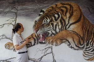 史前最大猫科动物，巨虎可达4米(东北虎的1.5倍)