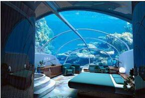 世界十星级酒店，迪拜水下酒店(一年工资才能住一晚)