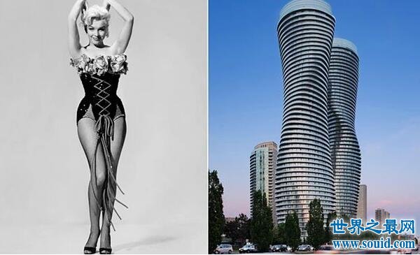 世界最性感的玛丽莲·梦露大厦，创造新国际时尚概念(www.gifqq.com)