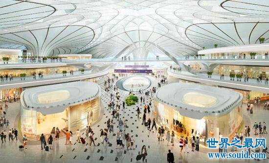 全球最大机场，北京新机场超越迪拜(中国新奇迹)(www.gifqq.com)