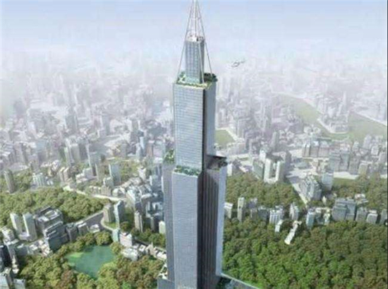 长沙远望大厦工程中断，世界第一高楼引发质疑热度