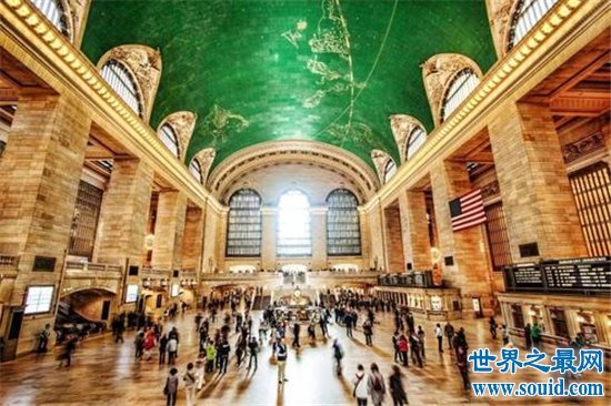 世界上最大的火车站，纽约中央车站相当于十个北京站！(www.gifqq.com)