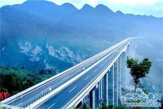 亚洲第一高墩大桥，赫章特大桥震撼的不得了(www.gifqq.com)