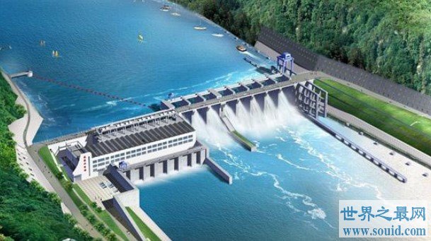 世界上最聪明的大坝，乌东德超级水电站即将建成(www.gifqq.com)