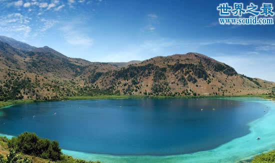 吉尼斯世界纪录中美丽的地球，最神奇的湖中湖(www.gifqq.com)