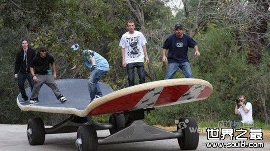 世界上最大的滑板(www.gifqq.com)