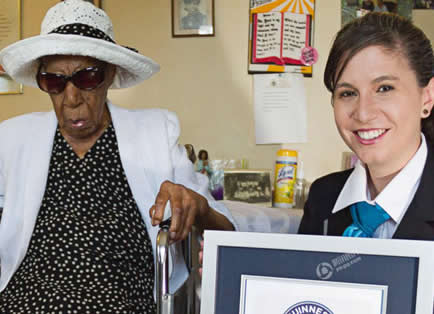 世界上最长寿的人，吉尼斯认证134岁的南非妇女(www.gifqq.com)