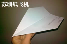 飞的最远的纸飞机，苏珊纸飞机69.14米(附折法)