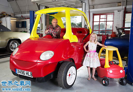 世界上最大的扭扭车，成人的玩具(时速可达112码)(www.gifqq.com)