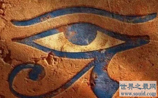 古埃及最受人民尊重的符号，神圣的荷鲁斯之眼(www.gifqq.com)