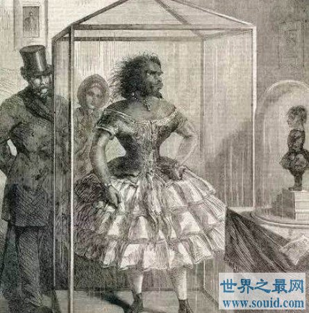 世界上最丑最悲哀的女人，长得像怪物被当做工具展览150年(www.gifqq.com)