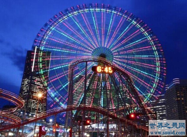 日本最高的华摩天轮，赤马大阪轮高达123米(www.gifqq.com)