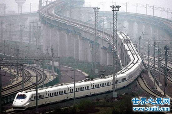 高铁最快速度可达350千米每小时，创下多个世界纪录(www.gifqq.com)