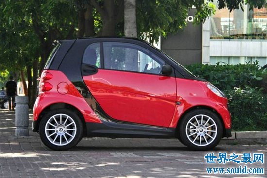 排量最小的车，奔驰Smart fortwo仅999cc！(www.gifqq.com)