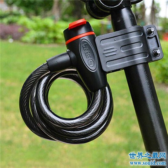 世界上最安全的自行车锁，有了它你再也不用担心爱车被偷！(www.gifqq.com)