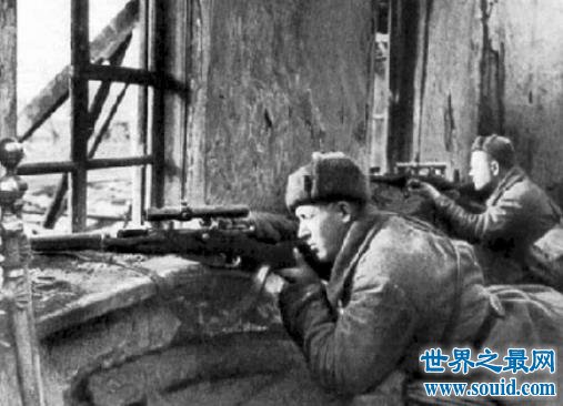 二战狙击手排名，第一一共杀了大约有542人！(www.gifqq.com)