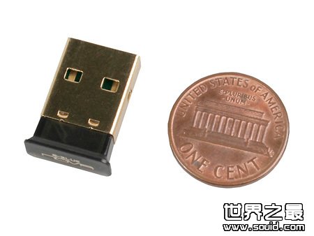 世界上最小的蓝牙适配器(www.gifqq.com)