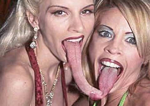 世界上最长的舌头，舌头最长的女人(长10.16厘米)