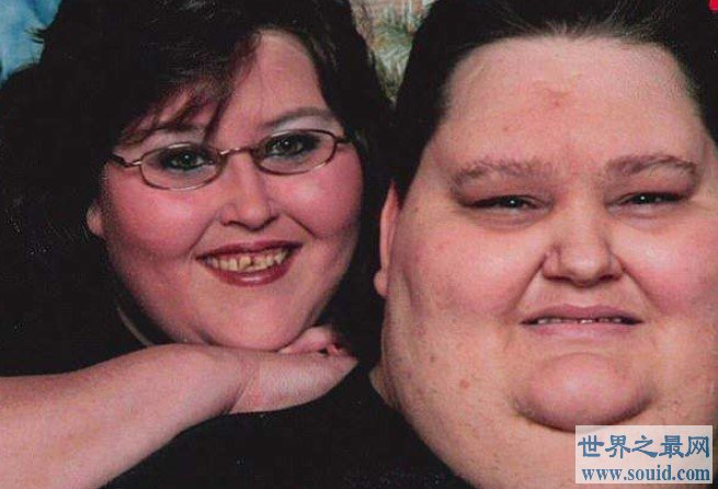 世界上最胖的夫妻，总和达到了1千多斤(www.gifqq.com)
