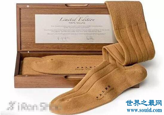 世界上最贵的袜子，7000元一双(羊驼毛做成)(www.gifqq.com)