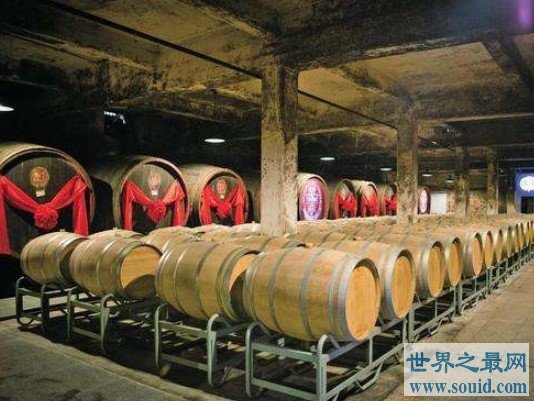 世界上最大的地下酒窖，总长度为120公里(www.gifqq.com)