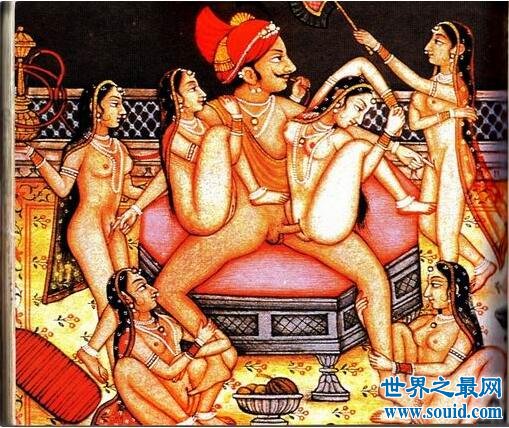 印度春宫图大全，古代印度爱爱都充满了艺术(图片)(www.gifqq.com)