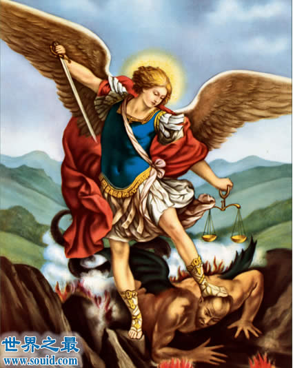 上帝身边的七大天使，米迦勒是最强大的天使(www.gifqq.com)