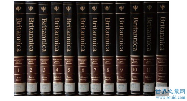 世界上最厚的书，大英百科全书历时244年(www.gifqq.com)