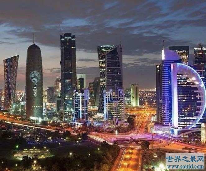 卡塔尔首都和第一大城市，盛产石油和天然气(www.gifqq.com)
