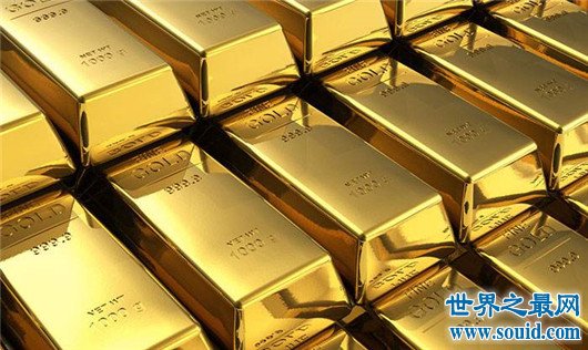 世界上黄金储备最大的10个国家，中国仅排第六(www.gifqq.com)