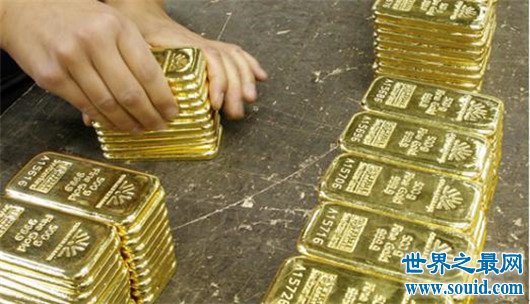 世界上黄金储备最大的10个国家，中国仅排第六(www.gifqq.com)