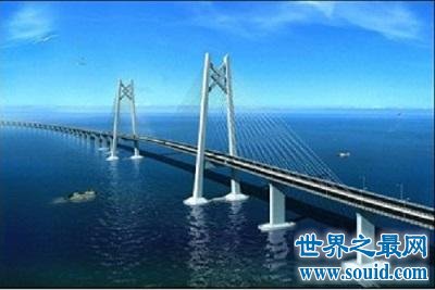 世界最长跨海大桥，中国港珠澳大桥全长55公里(www.gifqq.com)