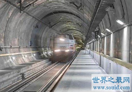 世界上最长的隧道，总长度达到24.51公里(www.gifqq.com)