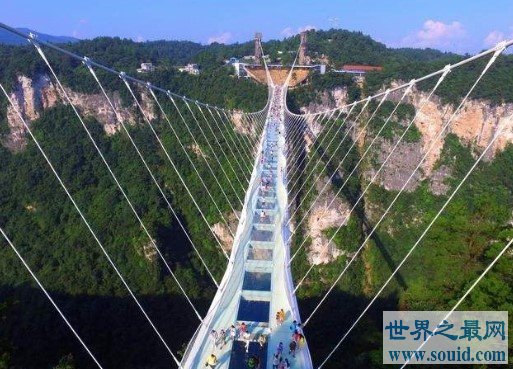 世界上最长的玻璃桥，全长536米，创下多项纪录(www.gifqq.com)