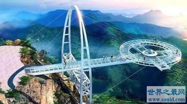 世界上最长的玻璃桥，全长536米，创下多项纪录