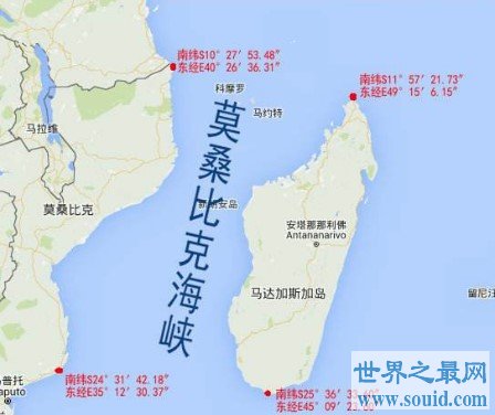 世界上最长的海峡，全长1760千米(www.gifqq.com)