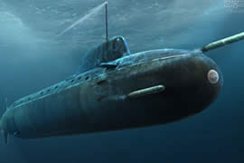 世界上最大的潜艇，俄罗斯台风级核潜艇(比航母还大)