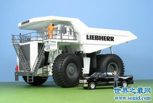 世界上最大的矿车，中国徐工de400高智能的载重怪兽(www.gifqq.com)